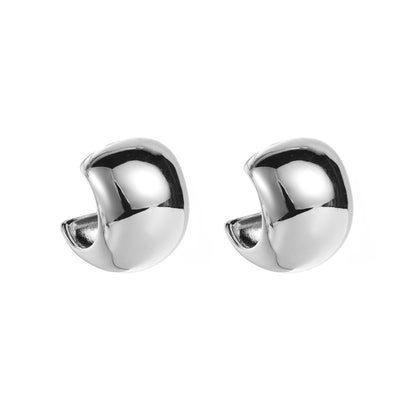 1 Pair Modern Style Simple Style Solid Color Copper Ear Studs