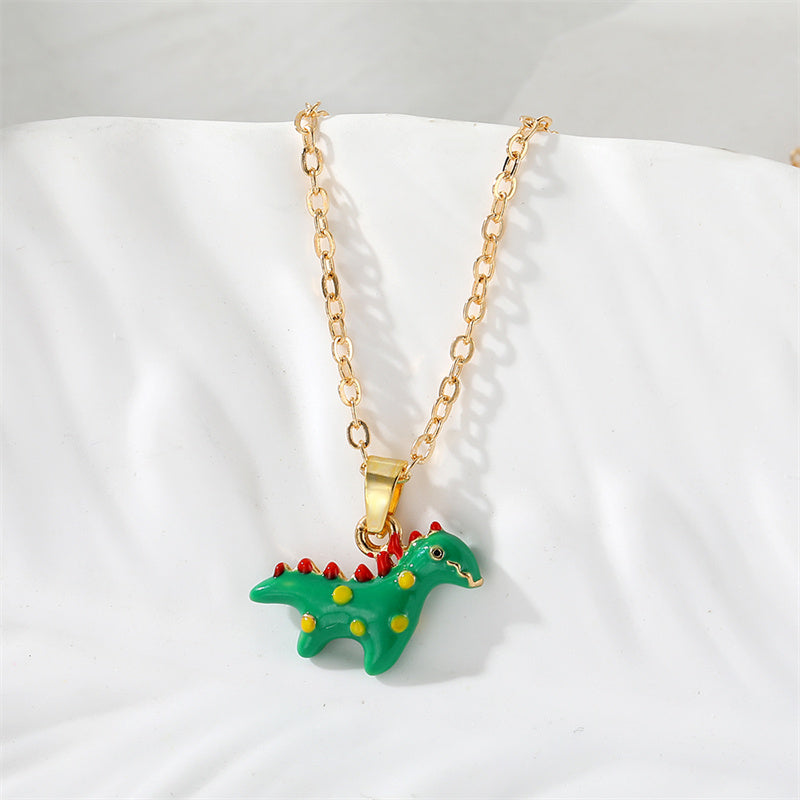 Cute Simple Style Dinosaur Alloy Wholesale Pendant Necklace