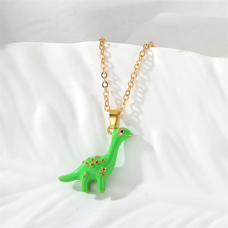 Cute Simple Style Dinosaur Alloy Wholesale Pendant Necklace