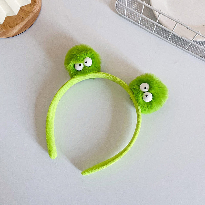 Cute Frog Coral Fleece Hair Band 1 Piece