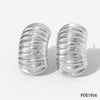 1 Pair Casual Simple Style Geometric Plating Stainless Steel Ear Studs