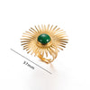 Vintage Style Ethnic Style Flower Stainless Steel Plating Open Rings