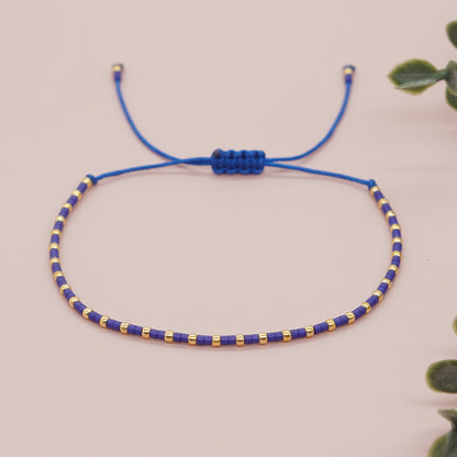 Basic Modern Style Geometric Glass Glass Rope Women's Bracelets