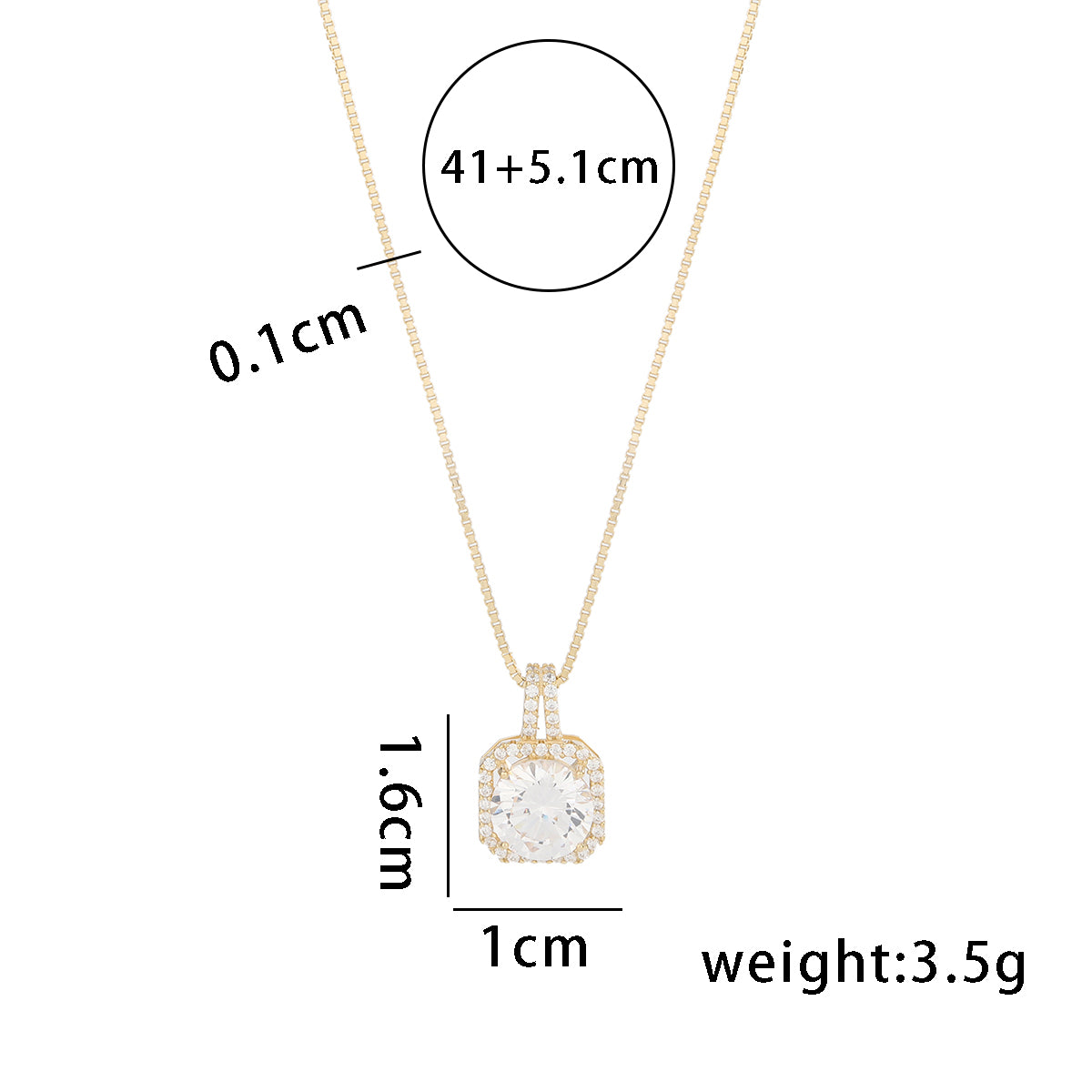 Simple Style Solid Color Sterling Silver Plating 14k Gold Plated Pendant Necklace