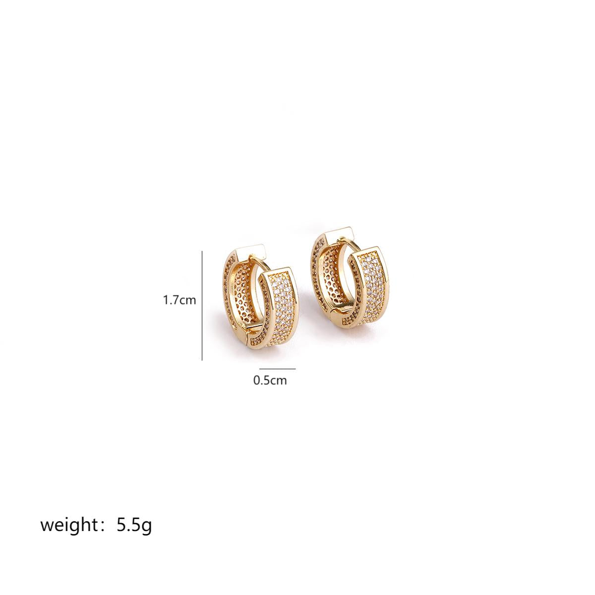 1 Pair Casual Simple Style Commute Heart Shape Key Enamel Plating Inlay Stainless Steel Copper Zircon 18k Gold Plated Earrings