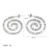 1 Pair Original Design Simple Style Circle Polishing Plating Stainless Steel 18k Gold Plated Ear Studs