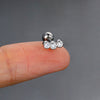 1 Piece 1 Pair Elegant Streetwear Geometric Inlay Copper Zircon Ear Studs