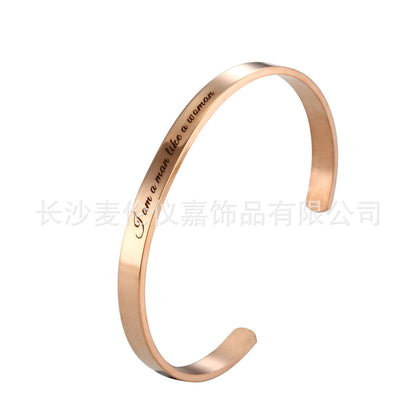 Fashion Arrow Stainless Steel Bangle Stainless Steel Bracelets