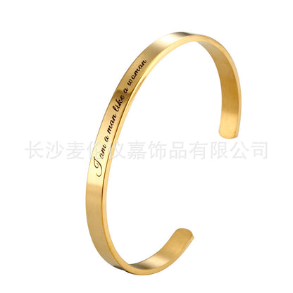 Fashion Arrow Stainless Steel Bangle Stainless Steel Bracelets