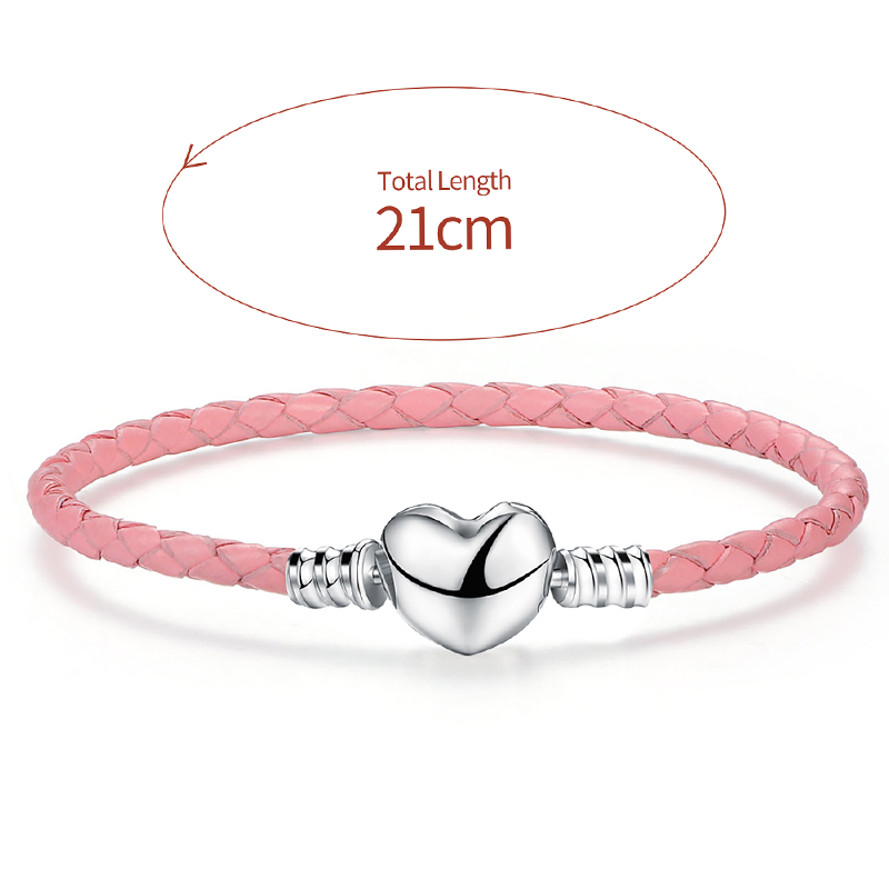 Simple Style Commute Heart Shape Sterling Silver Plating Silver Plated Bangle