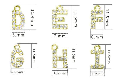 Streetwear Letter Titanium Steel Copper Zircon Pendant Necklace In Bulk