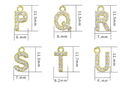 Streetwear Letter Titanium Steel Copper Zircon Pendant Necklace In Bulk