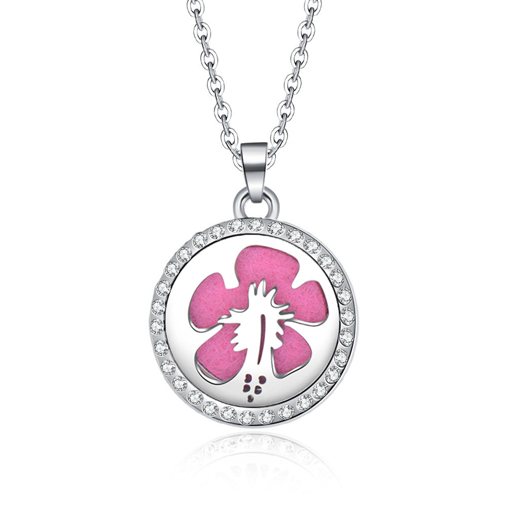 Fashion Tree Alloy Inlay Rhinestones Unisex Pendant Necklace 1 Piece