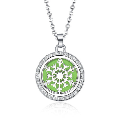 Fashion Tree Alloy Inlay Rhinestones Unisex Pendant Necklace 1 Piece