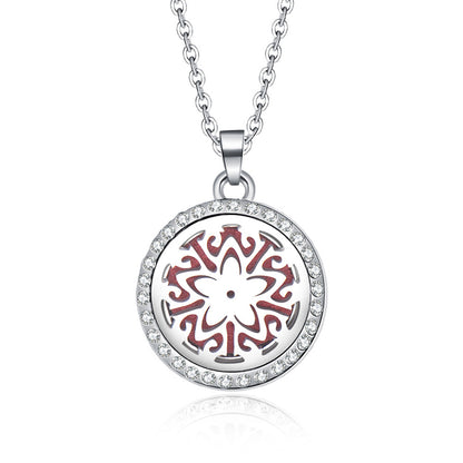 Fashion Tree Alloy Inlay Rhinestones Unisex Pendant Necklace 1 Piece