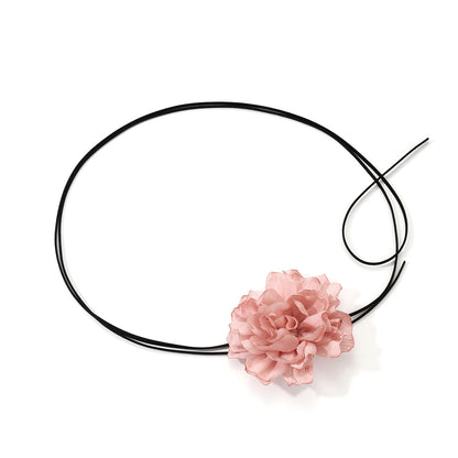 Elegant Flower Cloth Women's Choker