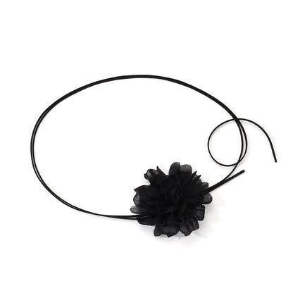 Elegant Flower Cloth Women's Choker