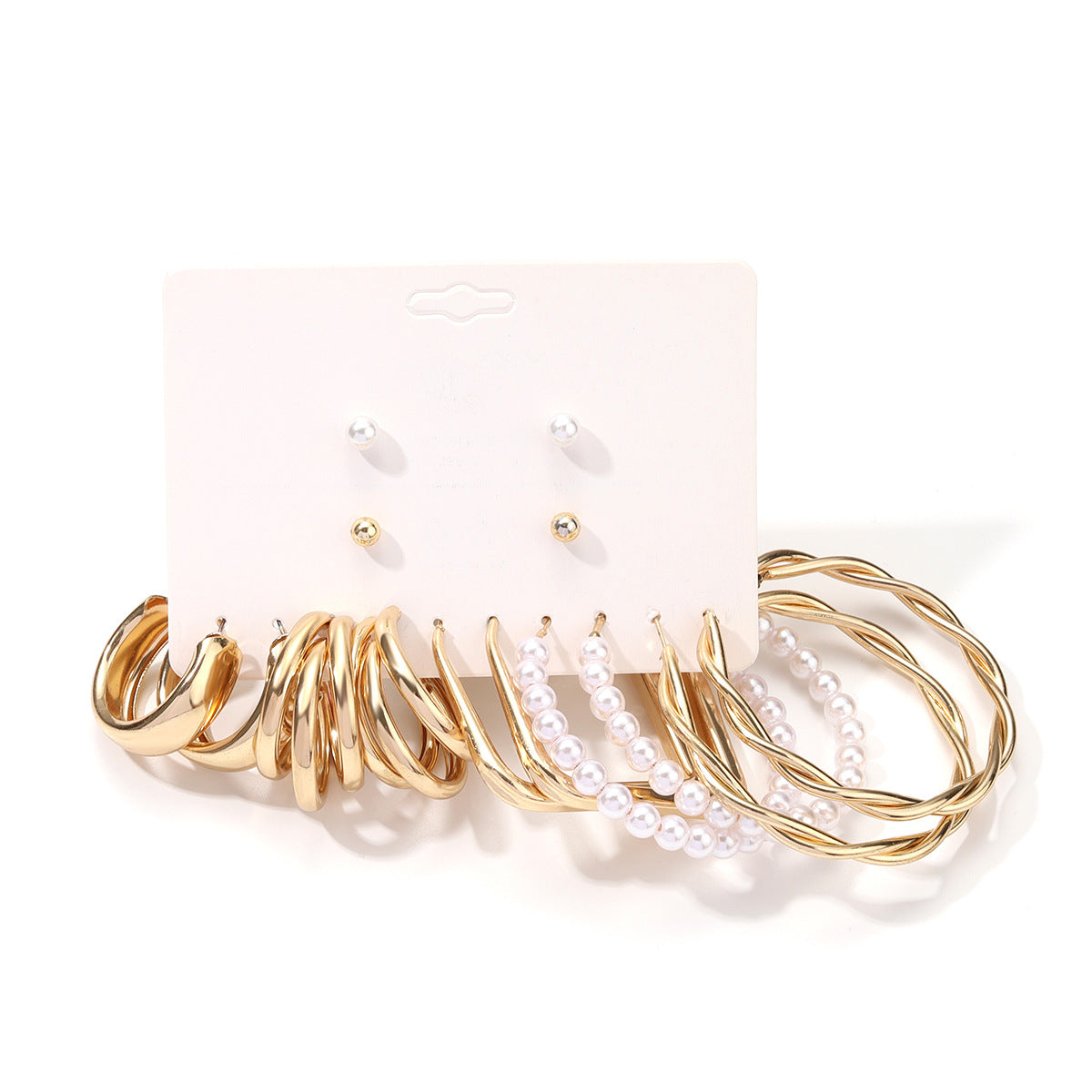 1 Set Retro Sweet Geometric Alloy Earrings