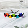 Simple Style Heart Shape Glass Rope Wholesale Bracelets