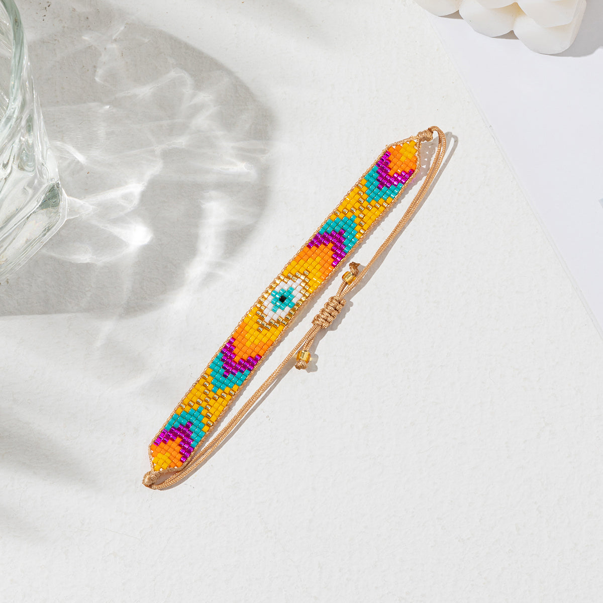 Ig Style Ethnic Style Geometric Glass Handmade Unisex Bracelets