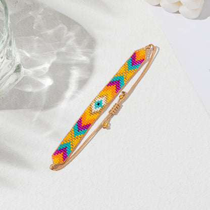 Ig Style Ethnic Style Geometric Glass Handmade Unisex Bracelets