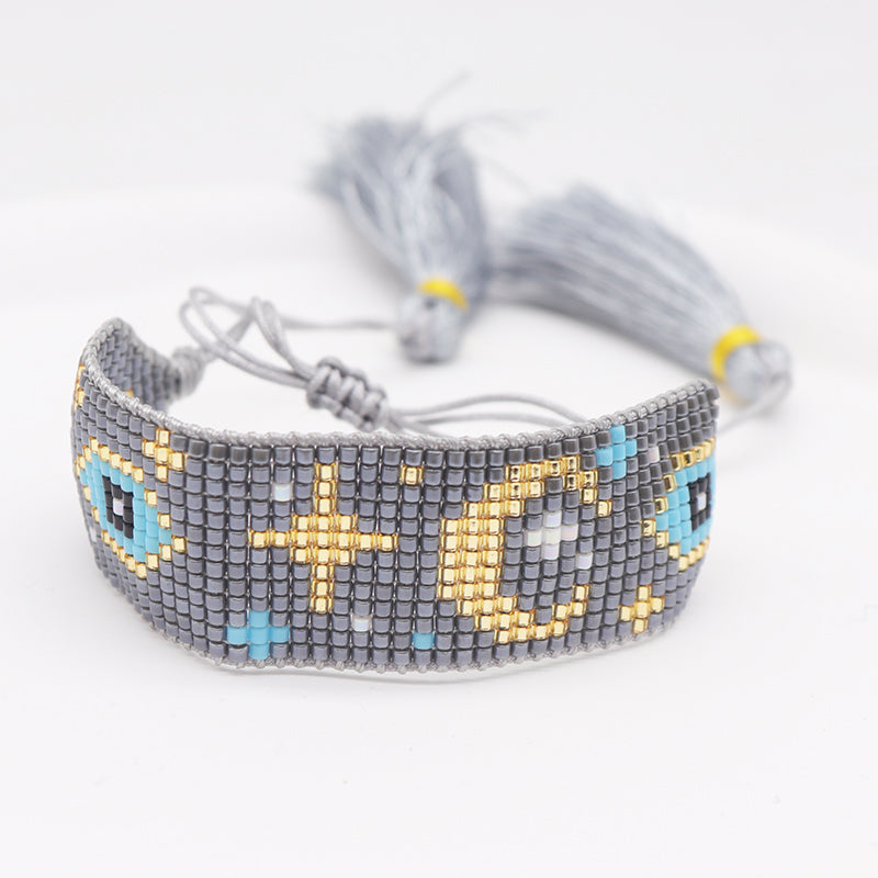 Ig Style Vintage Style Star Moon Glass Irregular Handmade Unisex Bracelets