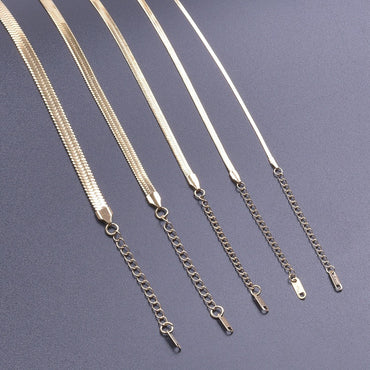 Ig Style Geometric Titanium Steel Plating Bracelets Anklet Necklace