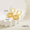 1 Pair Ig Style Basic Lantern Heart Shape Plating Inlay Copper Zircon 18k Gold Plated Drop Earrings