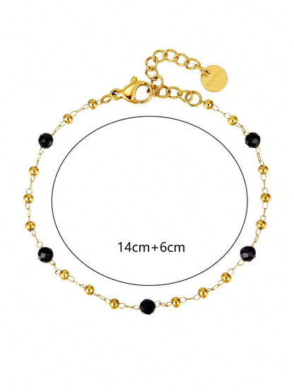 Simple Style Geometric Stainless Steel Plating 18k Gold Plated Bracelets