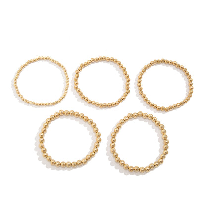 Retro Classic Style Round Ccb Wholesale Bracelets