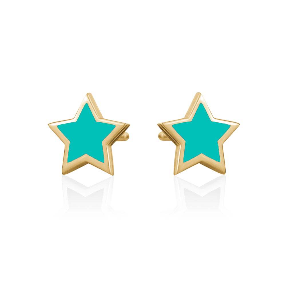 1 Pair Ig Style Simple Style U Shape Water Droplets Rhombus Epoxy Inlay Copper Zircon Earrings