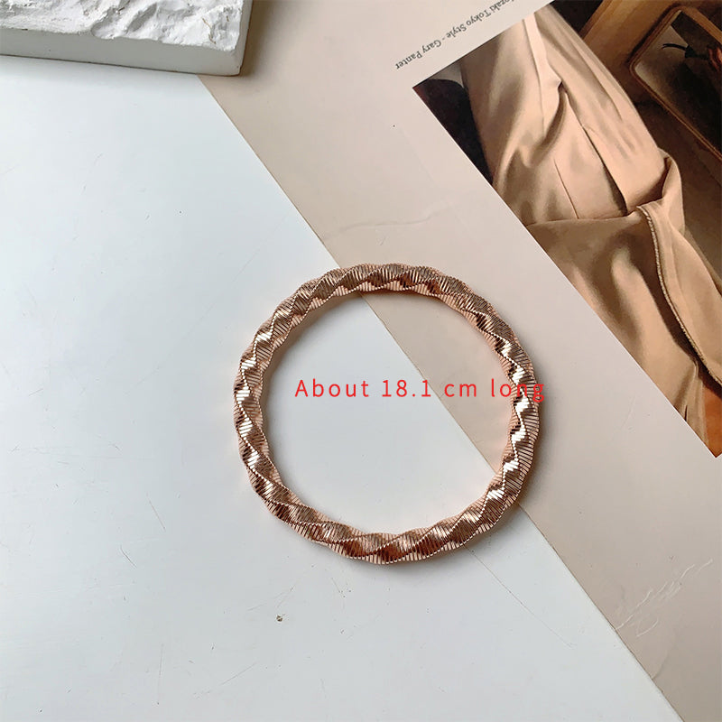 Casual Solid Color Alloy Wholesale Wristband