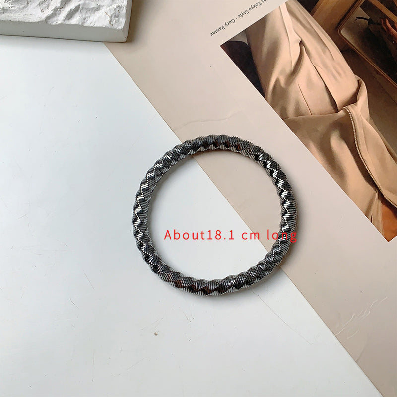 Casual Solid Color Alloy Wholesale Wristband