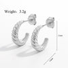 1 Pair Elegant Vacation Solid Color Plating Inlay Sterling Silver Zircon White Gold Plated Rhodium Plated Ear Studs