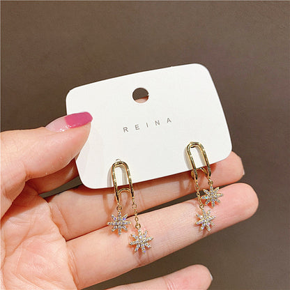 Ins Style Geometric Alloy Plating Women's Earrings 1 Pair