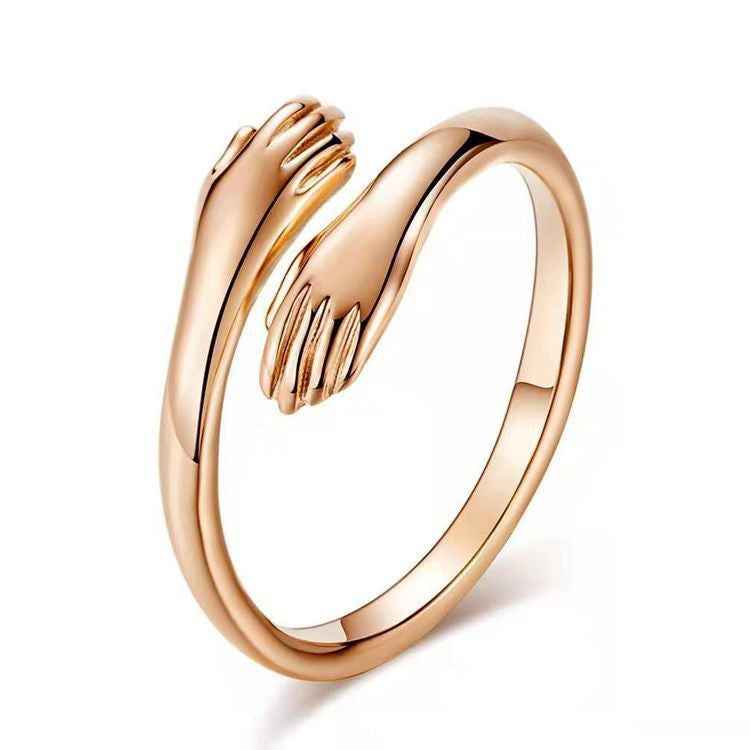 Simple Style Commute Solid Color Metal Asymmetrical Plating Gold Plated Men's Rings