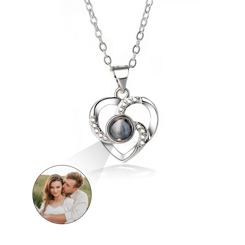 Basic Heart Shape Alloy Titanium Steel Plating Valentine's Day Women's Pendant Necklace