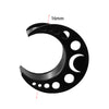 1 Piece Simple Style Classic Style Moon Plating Stainless Steel Gold Plated Ear Studs