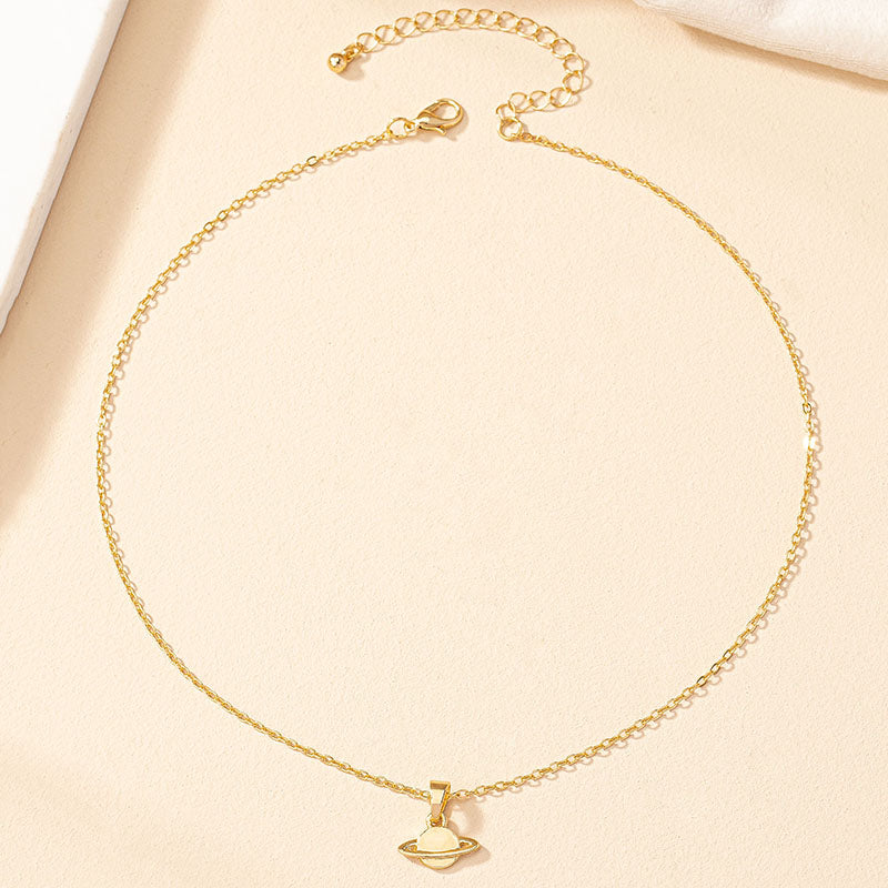 Simple Style Rose Bee Shell Alloy Plating Women's Pendant Necklace