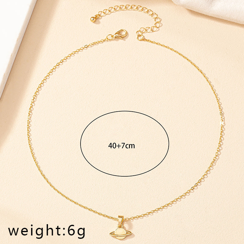 Simple Style Rose Bee Shell Alloy Plating Women's Pendant Necklace