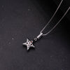 Simple Style Star Copper 18k Gold Plated White Gold Plated Zircon Pendant Necklace In Bulk