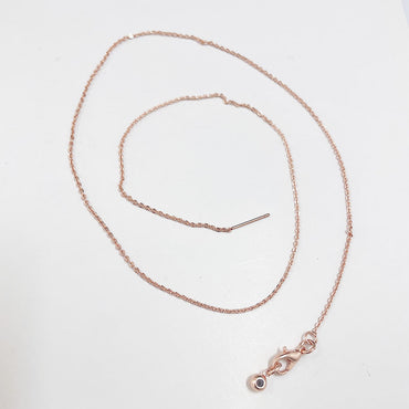 Simple Style Classic Style Solid Color Copper 18k Gold Plated 24k Gold Plated White Gold Plated Necklace In Bulk