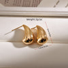 1 Pair Simple Style Geometric Solid Color Plating Copper Ear Studs