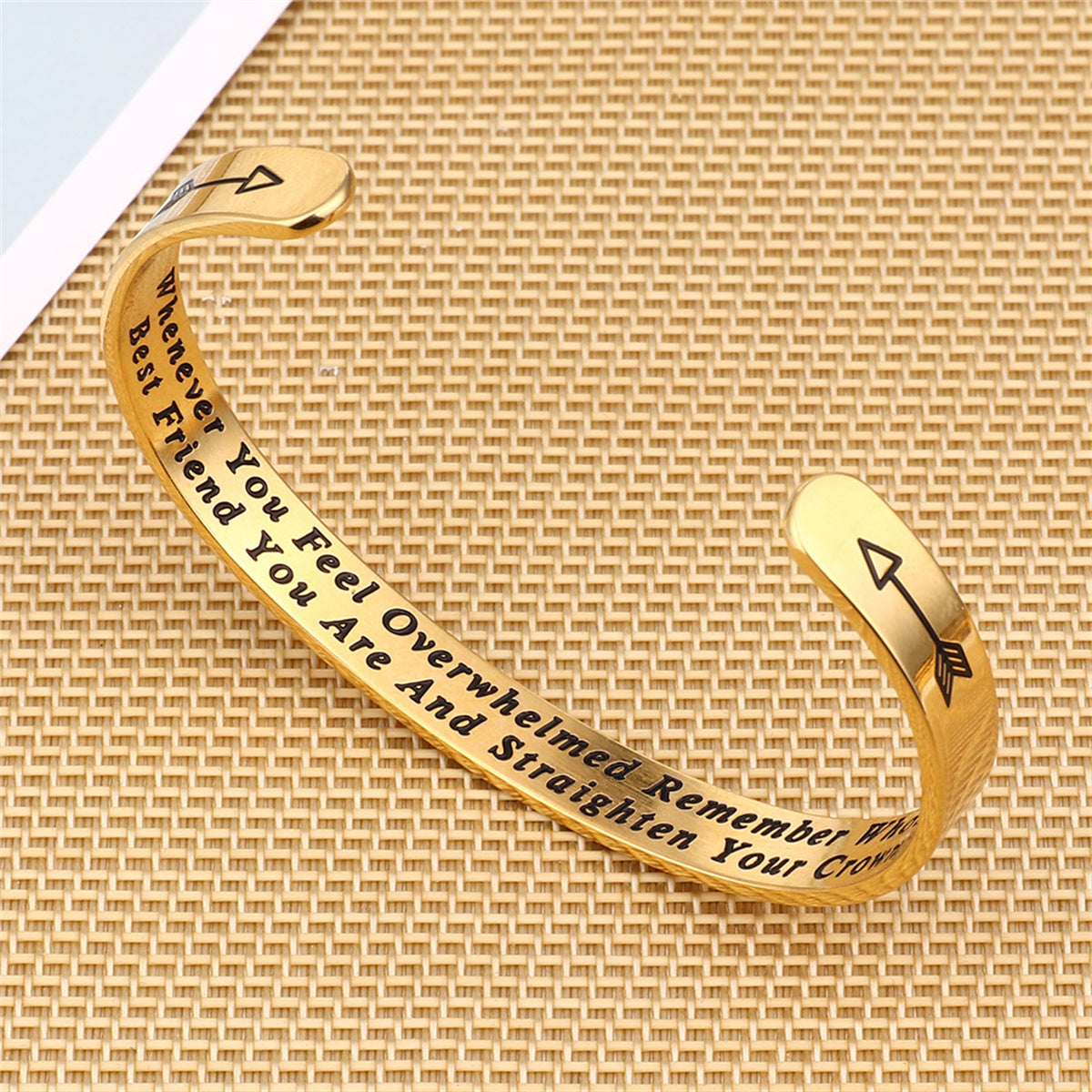 Casual Elegant Classic Style Letter Stainless Steel Polishing Bangle