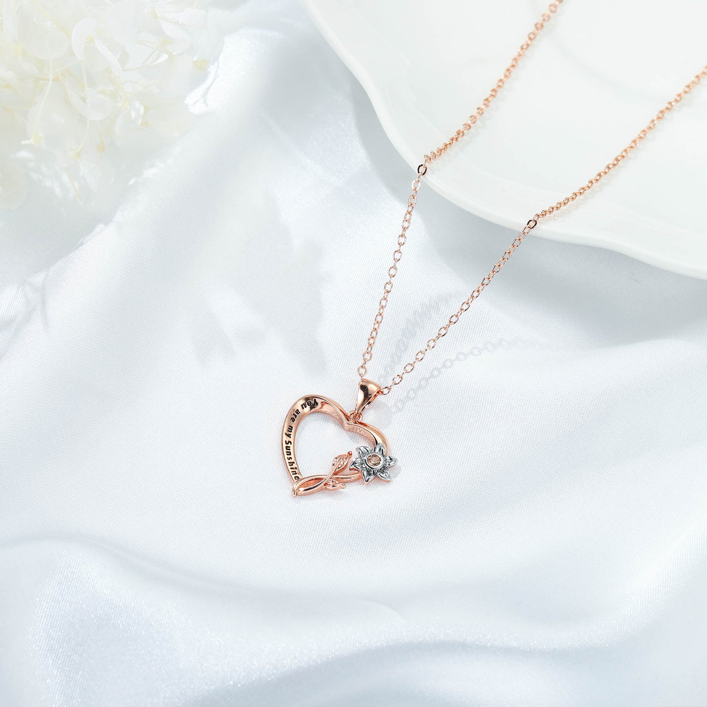 Fashion Geometric Stainless Steel Copper Plating Inlay Zircon 14k Gold Plated Rose Gold Plated White Gold Plated Necklace