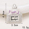 Basic Perfume Bottle Metal Plating Inlay Artificial Gemstones Artificial Pearls Jewelry Accessories