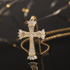 Classic Style Cross Copper Plating Pendant Necklace