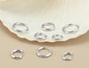 4 Sets Simple Style Solid Color Stainless Steel Earrings