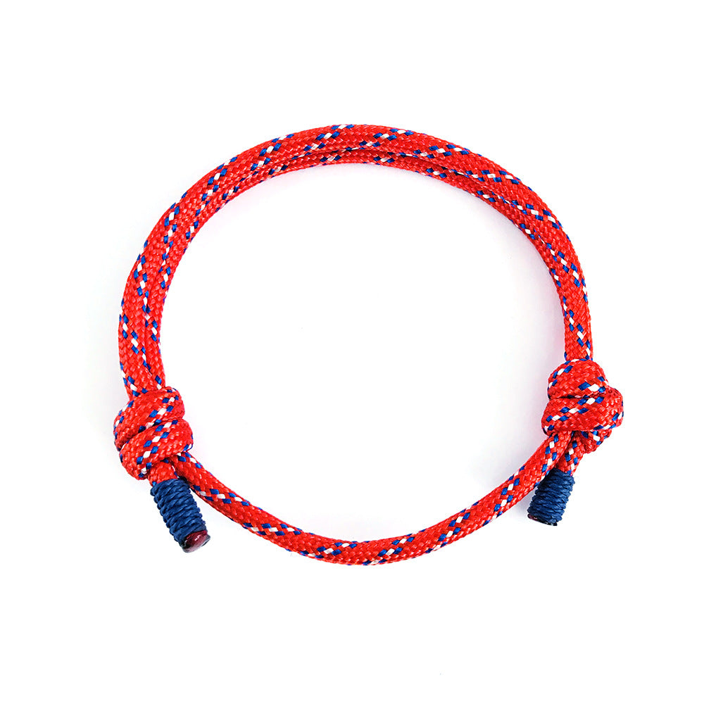 Original Design Simple Style Solid Color Polypropylene Rope Nylon Rope Polyester Unisex Bangle