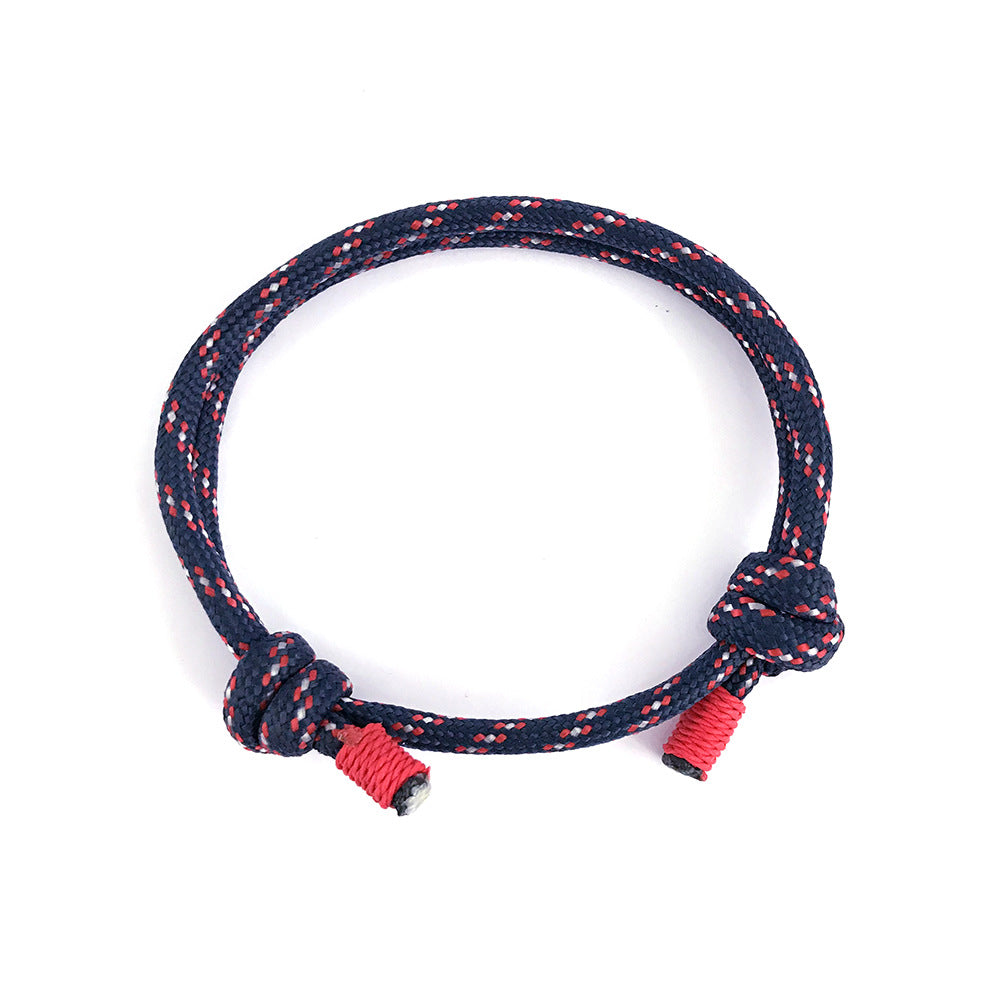 Original Design Simple Style Solid Color Polypropylene Rope Nylon Rope Polyester Unisex Bangle